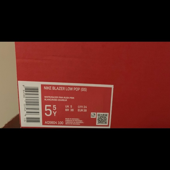 NIKE Blazer Low Pop Womens 7 (5.5Youth) - Picture 4 of 4